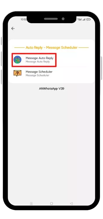 AN WhatsApp APK Auto Reply Feature Image