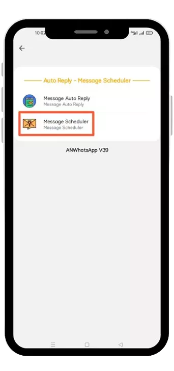 AN WhatsApp APK Scheduler Message Feature Image