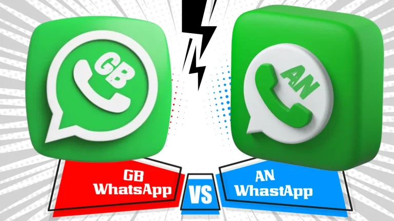 AN WhatsApp vs GB WhatsApp logo image